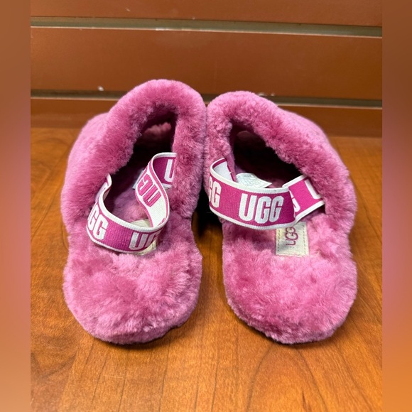 UGG Fuzzy Mauve Women's Slippers - Picture 4 of 6